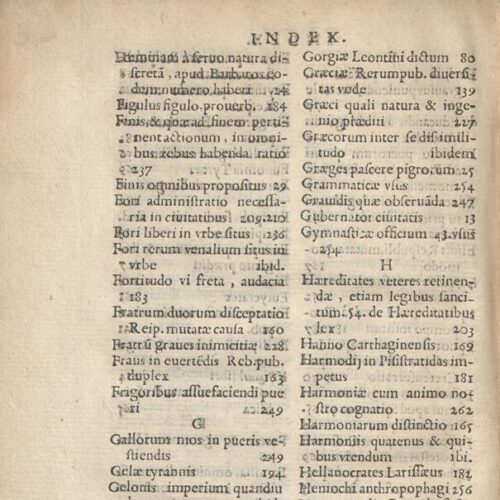 17 x 11 εκ. 343 + 47 σ. χ.α. + 1 ένθετο, όπου στο verso του εξωφύλλου χειρόγραφες σ